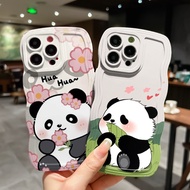Ry-814 Hp Case Custome Panda Wave Softcase Suitable for realme C51 C53 realme 10 4G C2/A1k C20 C21 C