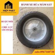 Bánh xe rùa bánh mâm sắt sơn tĩnh điện dày ( nặng 4kg5) đường kính 40cm