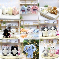 Maskot Tahun Kuda, alpaca, loket kecil, mainan mewah, beg comel, rantai kunci, aksesori anak patung,