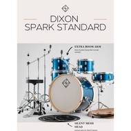 Dixon Spark Drum Set Complete Standard 5 Piece Drum Kit Bundle