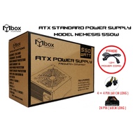 MBOX NEMESIS Standard Profesional ATX PC Power Supply 550w With 12cm Fan & 60cm Length Cable Long (U