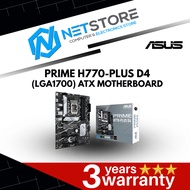 ASUS PRIME H770-PLUS D4 (LGA1700) ATX MOTHERBOARD