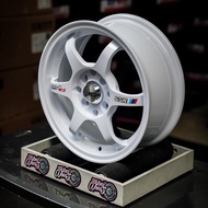 Velg Racing Mobil SSR TYPE C Ring 14 PCD 4x100/114 Lebar 5.5 ET 38 White (4 Velg)