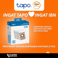 TP-Link Tapo RVA210 Robot Vacuum Disposable Dust Bag (5 Pcs) For Tapo RV50 Pro Omni & Tapo RV50 Omni
