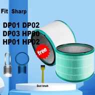 Replacement Compatible with DP01 DP02 DP03 HP00 HP01 HP02 HP03 Filter HEPA + Carbon Air Purifier