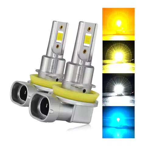 1:1 Halogen Size to LED Headlight Foglight DRL Bulbs H11 H8 H9 H16jp 9005 HB3 9006 HB4 H4 H7 White/B