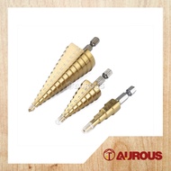 (1 PIECE) HSS STEP CONE DRILL BIT 4-12MM / 4-20MM / 4-32MM (FOR STAINLESS STEEL) 6542/M35