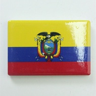 Genuine Ecuador National Flag Refrigerator Stickers Magnet Stickers Cultural Creative 3d Three-Dimen