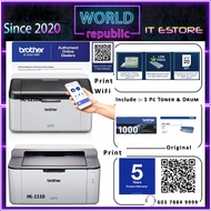 Brother Laser Printer - HL1110 HL-1110 Brother Laser Wireless Printer - HL1210w Hl-1210w - TN1000 DR