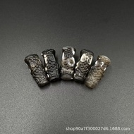 Tibetan Dzi beadcarved agate Beads Carved agate Tee Bogus Pattern Tee Loose Beads Full Weathered Bea