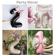 Large number ball 70cm with bow