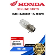 HONDA BULB, HEADLIGHT (12V 32/32W) FOR RS 125 CARB ( 34901-KPH-881 )