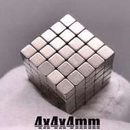 10ชิ้น 4x4x4มิล แม่เหล็กแรงสูง 4x4x4 มม. แม่เหล็ก Magnet 4mmx4mmx4mm Magnet Neodymium 4x4x4mm แม่เหล