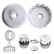 ถ้วยถอดกรองน้ำมัน เครื่อง สำหรับรถโตโยต้า อัลติส วีออส ยาริส รุ่นที่ไส้กรองเป็นกระดาษ 64.5 มม. กรองน