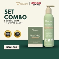 [Vitacare] Set Combo | Krim dan Sabun | Foot Cream | Kulit Kering | Menggelupas | Gatal | Eczema