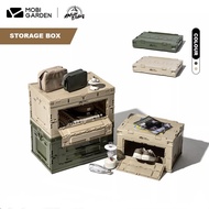 MOBI GARDEN Folding Storage Box Stackable Camping Folding Container Camping Equipment Glamping Porta