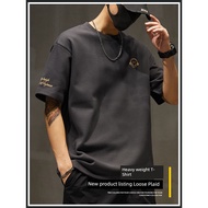 shirt for men t shirt men Heavy cotton 260g thin large size T-shirt short sleeve