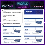 Brother Original Toner Drum TN3428 TN3448 TN3478 TN3498 DR3455 TN-3428 TN-3448 TN-3478 TN-3498 DR-34