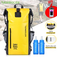 Newboler 25L Large Waterproof Backpack Dry Bag Hiking Backpack For Camping Cycling Hiking Canyoning 