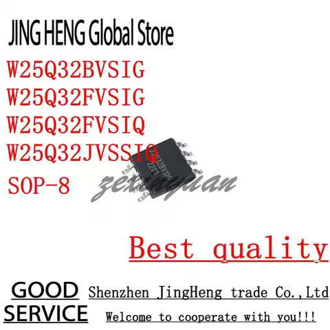 10Pcs W25Q32BVSIG 25Q32BVSIG W25Q32FVSIG 25Q32FVSIG W25Q32FVSIQ 25Q32FVSIQ W25Q32JVSSIQ 25Q32JVSSIQ 