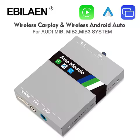 Wireless Carplay Module Box For Audi A6 A7 A1 A4 A3 Q5 A5 Q3 MMI MIB MIB2 MIB3 System Mirror Link Ai