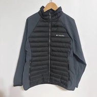 COLUMBIA 哥倫比亞 異材質拼接 650FP 輕量 羽絨外套 M號