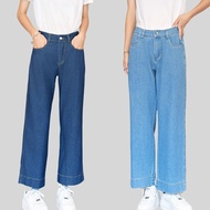 Eyouth 10115 women jeans Loose Wide Leg pants denim pants High Waist pants culottes pants