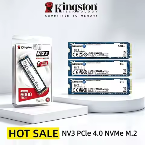 Kingston NV3 SSD 500GB 1TB 2TB NVMe PCIe Gen 4.0x4 Solid State Drive M.2 2280 Internal SSD nvme m2 f