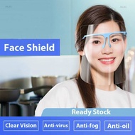 Face shield💕 Pelindung muka💕 Face Shield Protective for Virus Anti-Fog Face Shield Anti Virus Mask Eye