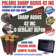 POLARIZER POLARIS TV LCD LED SHARP AQOUS 42 INC 0 DEGREE PLASTIC OUTER LAYER POLARISER 42 IN INCH PO