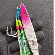 Metal jig 30,40,60,80,100 grams full GID foil zebra S polka z metal jig polka z + assist gidHOOK