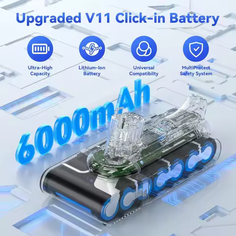 8000mAh Replacement Battery for Dyson Battery V11 SV14 SV17 SV15 Cordless Fluffy Motorhead Stick Han