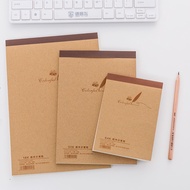 Kraft Paper Draftbook 18K/32K/64K Note Photo Paper Book Calculation Paper Student Stationery Nostalg