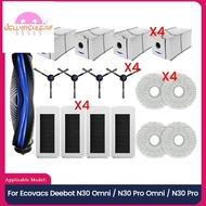 Accessories Kit for  Debot N30 OMNI / N30 PRO OMNI Vacuum Parts Main Side Brush Hepa Filter Mop Clot