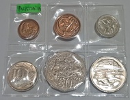 SET 6 keping australia 1 CENT - 50 cent seri hewan