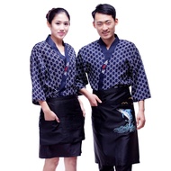 [Miaomiao] [Haomeng Japanese Cuisine Clothes 1] Autumn Japanese Kimono Chef Clothes Hotel Tooling Ko