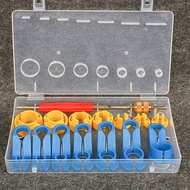 16PC Quick Connector Removal Tool W/Storage Box, for 1/4 5/16 3/8 1/2 5/8 3/4 7/8 in