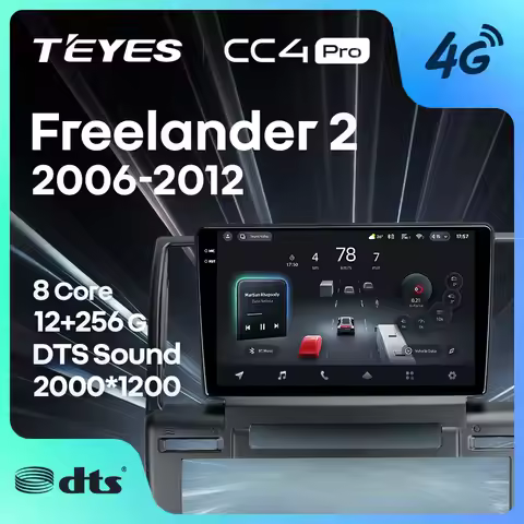 TEYES CC4 PRO For Land Rover Freelander 2 2006 - 2012 CarPlay Android Auto 2DIN Autoradio Radio Mult