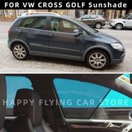 Suitable for VW CROSS GOLF car window sunshade,front and side door sun baffle,sunscreen insulating v