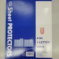 Lion A4 Super Clear Protector Sheet 11 Holes (100 Pcs/Box)