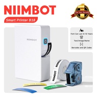 Niimbot B18 Label Maker With Tape, Portable Bluetooth Label Printer Supports Color Printing, Mini St