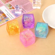 Cube Sensory Fidget Toy Maltose Soft Drink Cube Squishy Destress Deform Play Children Day with EN71 