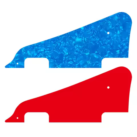 Pleroo Custom Guitar Parts -For US Gibson P90 Les Paul Guitar Pickguard Scratch Plate Multicolor Opt