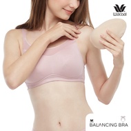 Wacoal Balancing Bra บราสำหรับใส่เต้านมเทียม รุ่น WXB512 สีชมพูกุหลาบป่า (WR) เฉพาะบรา