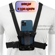 Body strap for smartphones | Chest strap body holder | Chest strap for mobile phone