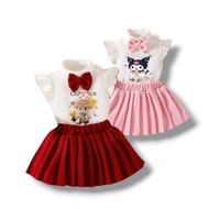 Dress Labubu Baju Anak Kuromi Setelan Anak Perempuan Terbaru