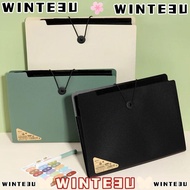 WINTE3U Document Storage Bag, Sorting Bag Office Supplies A4 File Folder, Multi-Layer PP 8 Layers Ex