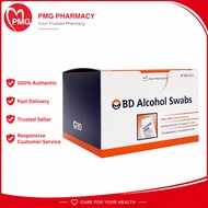 [PMG PHARMACY] BD Alcohol Swab Pad 100's - disinfection Use / blood samples
