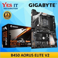 GIGABYTE B450 AORUS ELITE V2 AMD B450 CHIPSET ATX MOTHERBOARD + AMD RYZEN PROCESSOR
