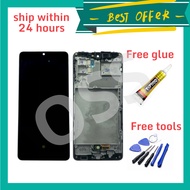 Samsung A42 5G SM-A426B Fullset LCD Display Touch Screen Digitizer + LCD Frame